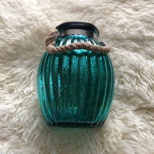 Valerie Parr Hill Ribbed Glass Outdoor Lantern
